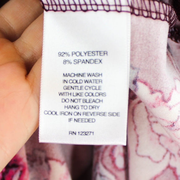 Wishful Park, Maroon Floral top w/Shoulder Cutouts - Picture 5 of 7